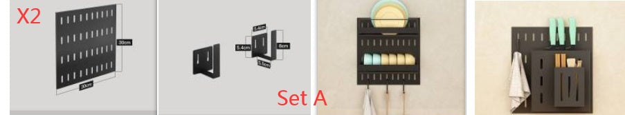 Kitchen Storage Rack Hole Plate
