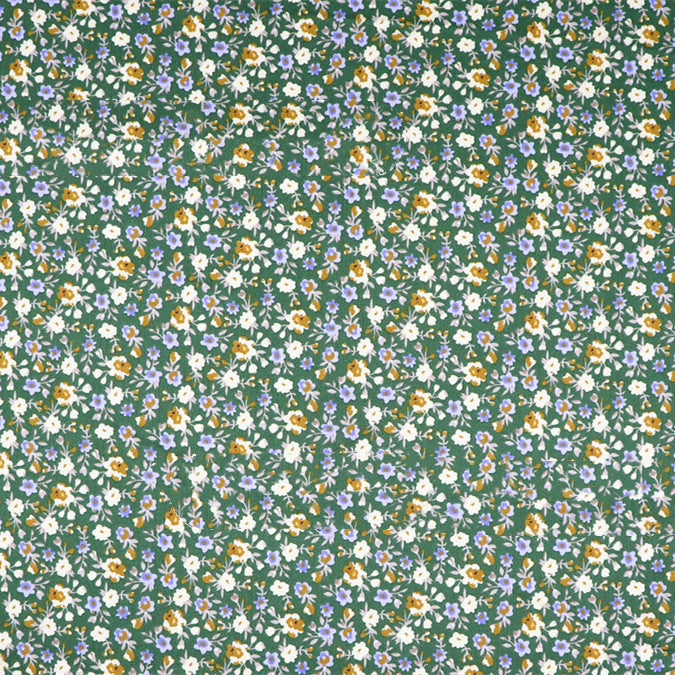 Botanical Floral Floral Print Twill Cotton Fabric