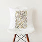 Green Botanical Print Stylish White Pillowcase
