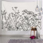 Decorative Home Botanical Print Tapestry Fabric