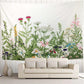 Decorative Home Botanical Print Tapestry Fabric